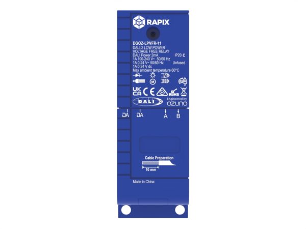 DALI-2 One Channel Voltage Free Relay